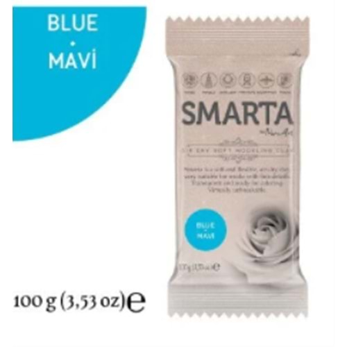 Smarta Akıllı Model Hamuru 100Gr Mavi