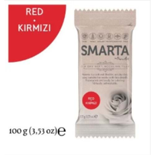 Smarta Akıllı Model Hamuru 100Gr Kırmızı