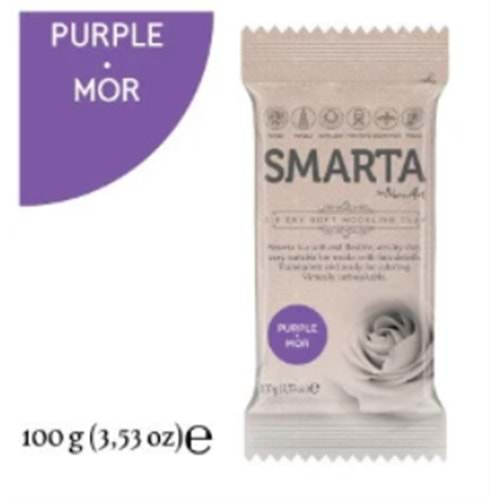 Smarta Akıllı Model Hamuru 100Gr Mor