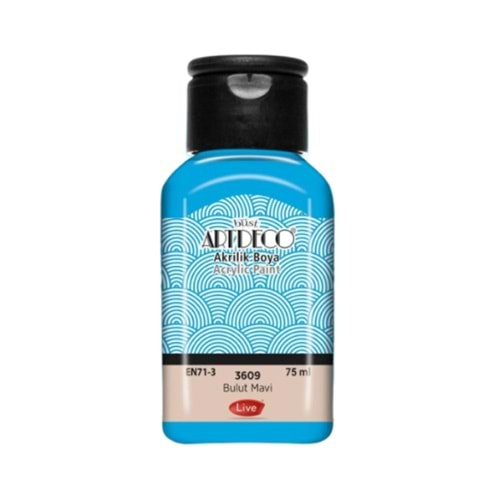 Artdeco Akrilik Boya 75Ml Bulut Mavi 3609