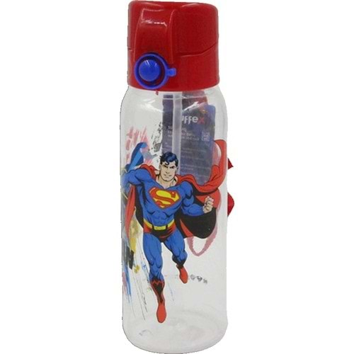 Tuffex Superman Pipetli Kilitli Matara 500Ml