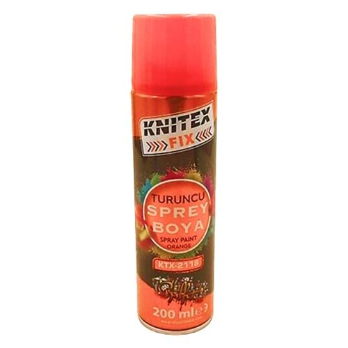 Knitex Sprey Boya Turuncu 200Ml Ktx-2118