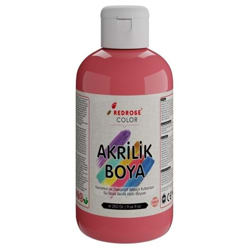 Redrose Akrilik Boya 250ml Pembe