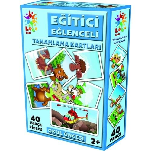 Laço Kids Puzzle Eğitici Eğlenceli Tamamlama 40 Parça