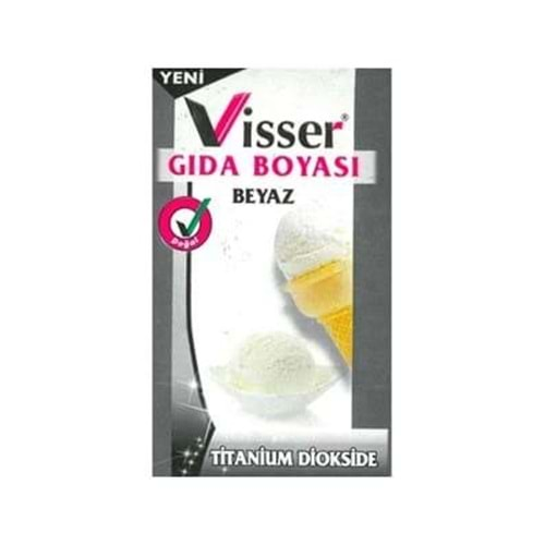 Visser Toz Gıda Boyası 9Gr Beyaz -12-