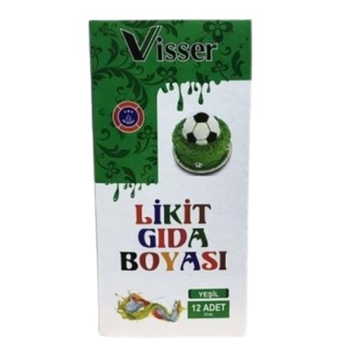 Visser Likit Gıda Boyası 12 Li Yeşil