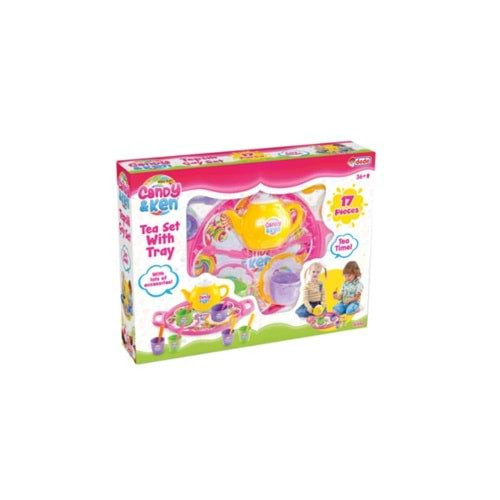 Fen Toys Candy & Ken Tepsili Çay Set 01593