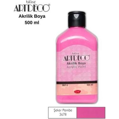 Artdeco Akrilik Boya 500 Ml 3678 Şeker Pembe