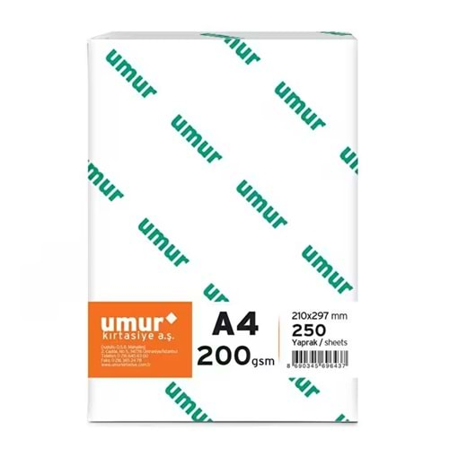 Umur A4 Gramajlı Kağıt 200gr 250 li