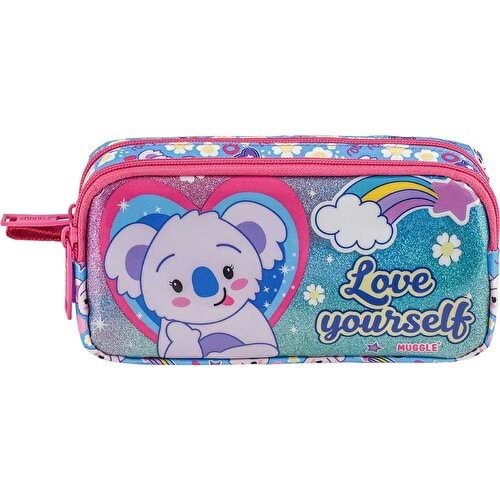 Muggle Mu-8805 Cute Koala Mavi Kalem Çantası