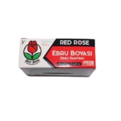 Redrose Ebru Boyası 6 Lı