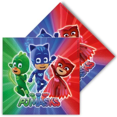 Kika PJ Masks Entertainment Peçete 20 Li