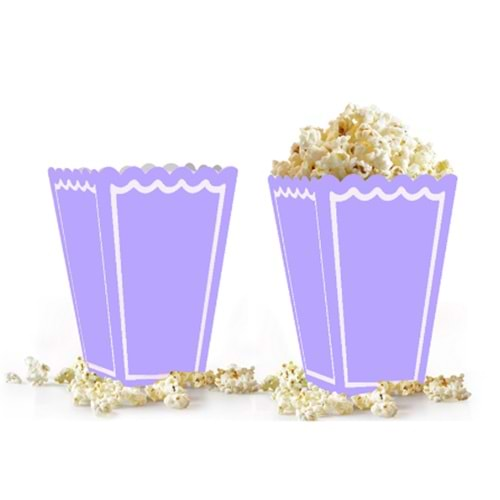 Kika Popcorn Kutusu 8 Li Makaron Lila