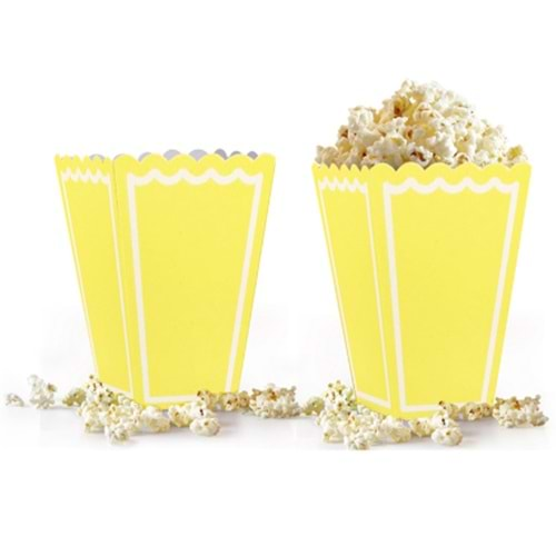 Kika Popcorn Kutusu 8 Li Makaron Sarı