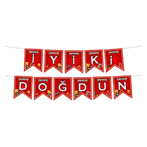 Kika Firefighters İyi ki Doğdun Banner