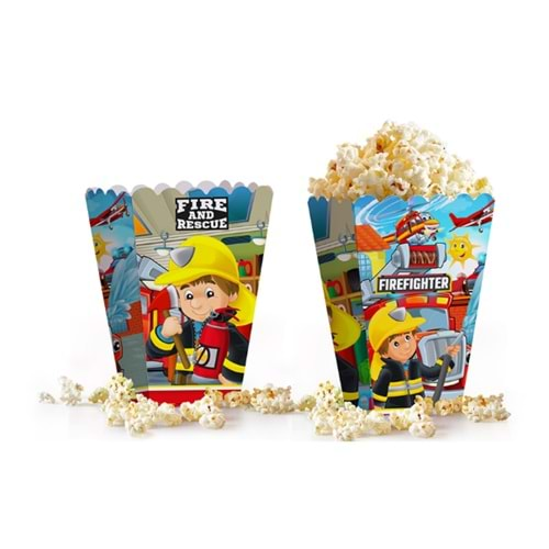 Kika Firefighters Popcorn Kutusu 8 Li