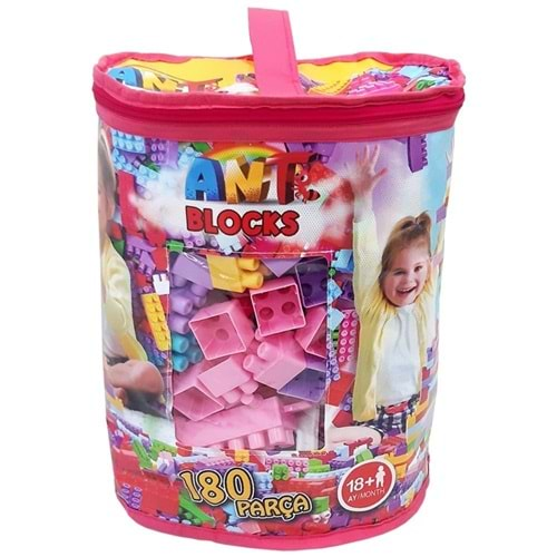 Ant Çantalı Pastel Blocks Lego 180 Prç. Ant-182