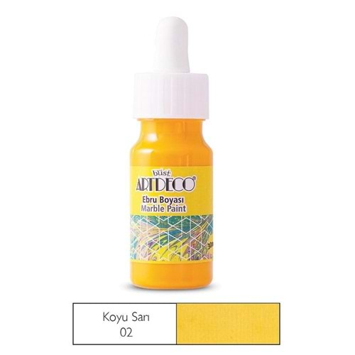 Artdeco Ebru Boyası 30ml Sarı 02