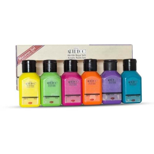 Artdeco Akrilik Boya 6X75Ml Makaron Renkler