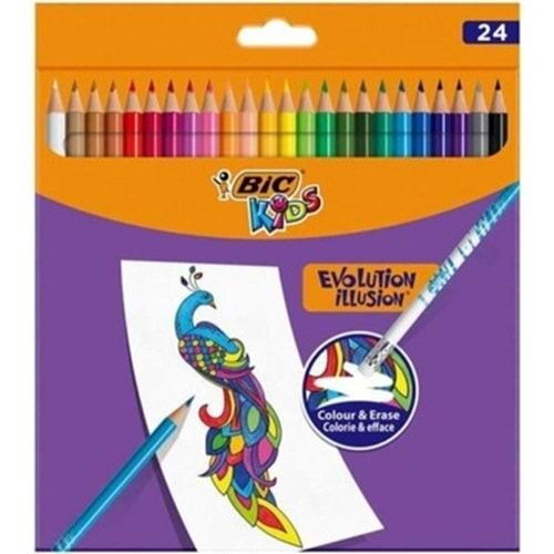 Bic Kuru Boya Evo Silinebilir 24 Lü