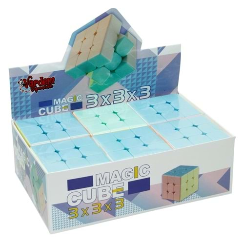 Vardem Oyuncak Pastel Magic Cube Zeka Küpü 3x3x3