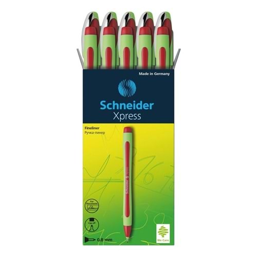 Schneider Fineliner Xpress 0.8Mm Kırmızı 190002