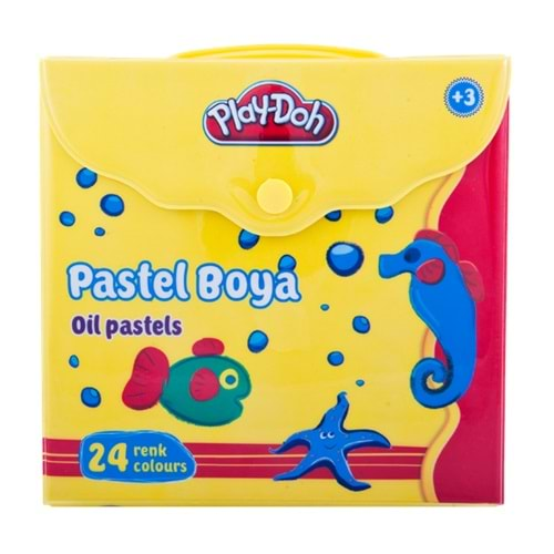 Play-Doh Pastel Boya Çantalı 24 Renk PLAY-PA007