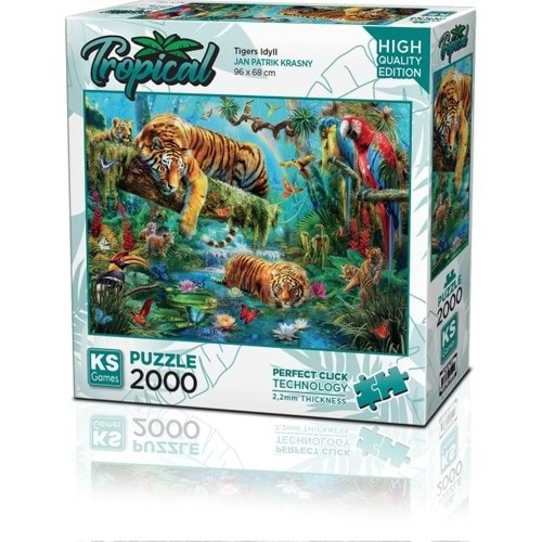 Ks Games Puzzle 2000 Tigers Idyll