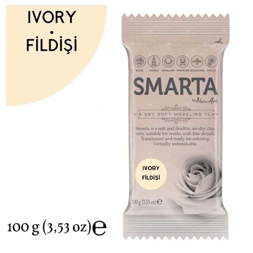 Smarta Akıllı Model Hamuru 100Gr Fildişi