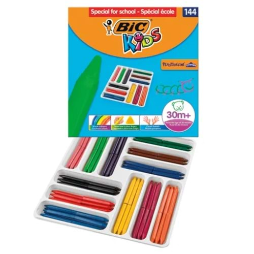 Bic Plastıdecor Ucgen Pastel 144 LÜ