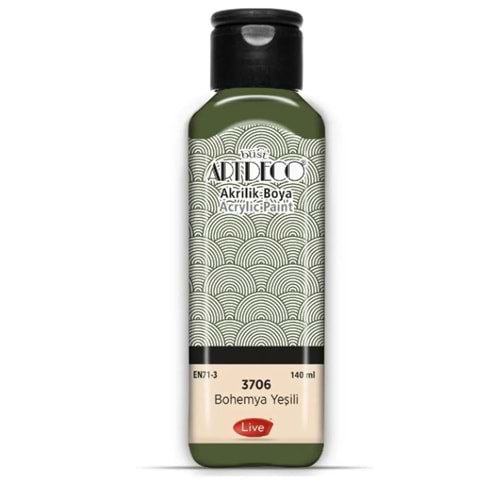 Artdeco Akrilik Boya 140Ml 3706 Bohemya Yeşili