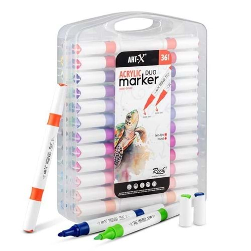 Rich Art-X Akrilik Marker Duo 36 Lı Set