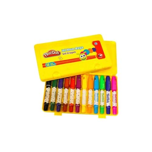 Play-Doh Jel Crayon 12 Renk Plastik Kutulu