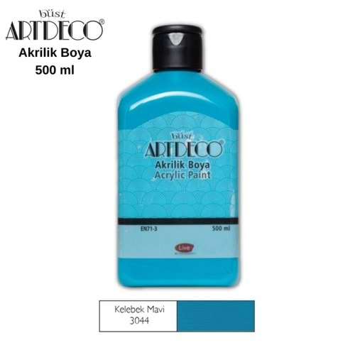 Artdeco Akrilik Boya 500ML 3044 Kelebek Mavi