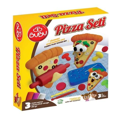 Bubu Oyun Hamur Seti Pizza (S) BUBU-OH0020