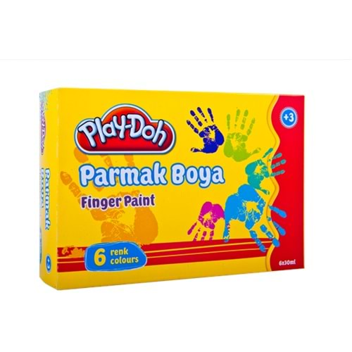 Play-Doh Parmak Boyası 6 Renk