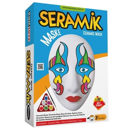 Kumtoys Seramik Maske KM5217