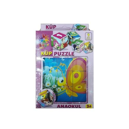 Karton Küp Puzzle 9 Lu