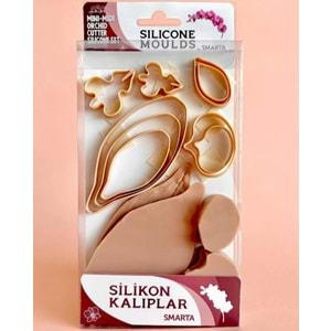 Smarta Silicone Moulds - Orkide ve Yaprak