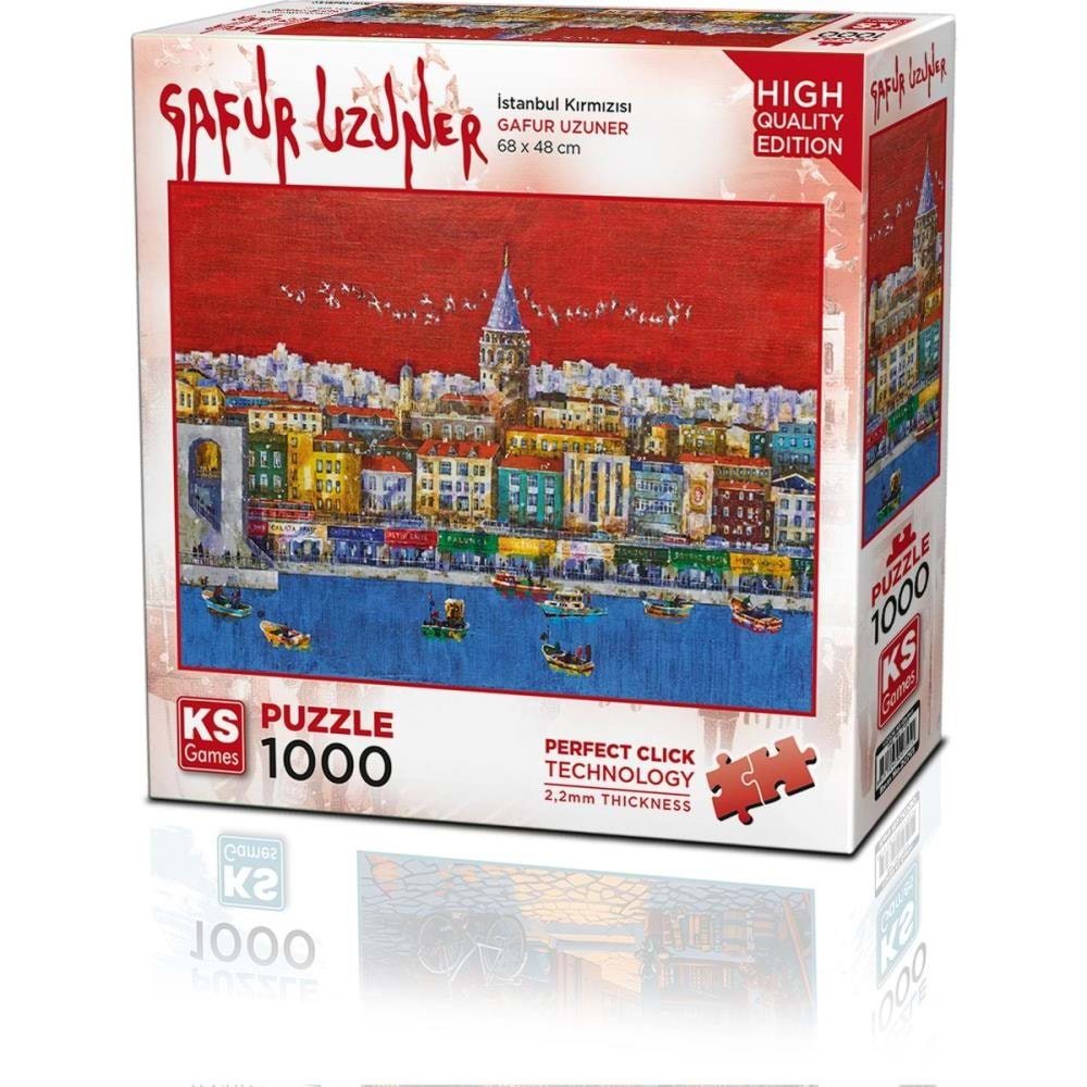 Ks Puzzle 1000 İstanbul Kırmızısı